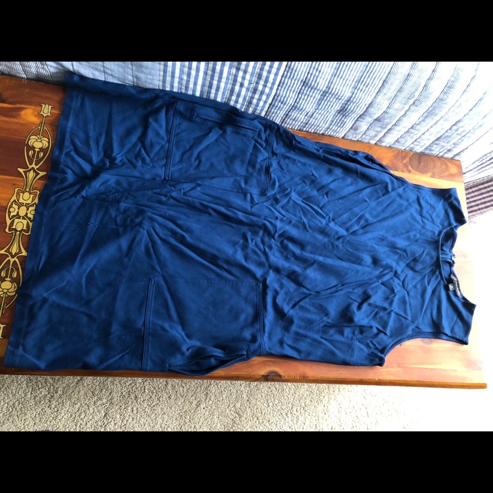 Brooks Brother sheath- cotton and cool! Blue